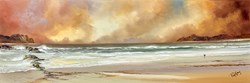 New Chapter by Philip Gray - Original Painting on Box Canvas sized 47x16 inches. Available from Whitewall Galleries